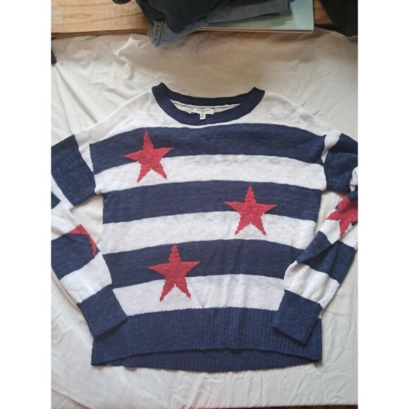 Pullover Medium Blue Stars - Picture 1 of 3